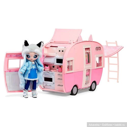 Na! Na! Na! Surprise Kitty-Cat Camper playset - все на кемпинг