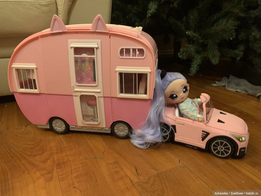 Na! Na! Na! Surprise Kitty-Cat Camper playset - все на кемпинг