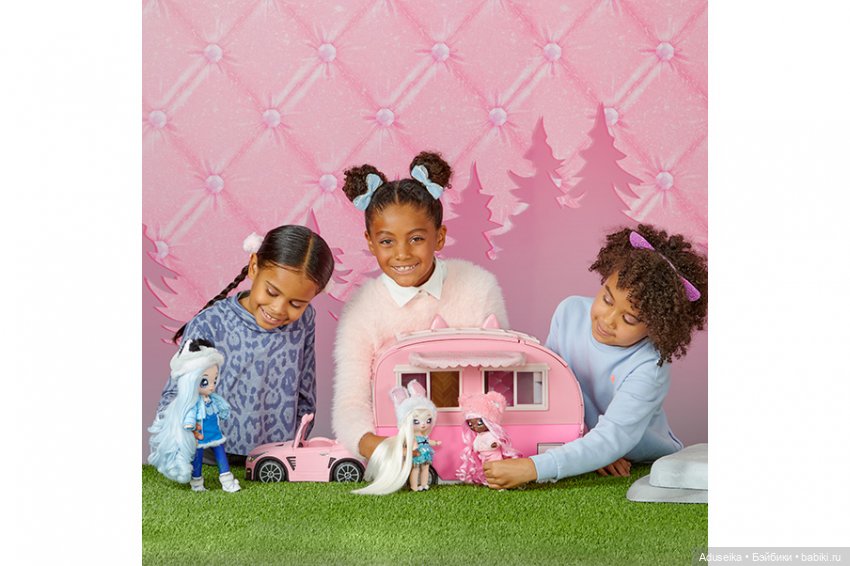 Na! Na! Na! Surprise Kitty-Cat Camper playset - все на кемпинг