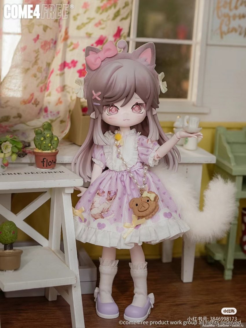 Яояо, Рисовая кошка 🐈‍⬛ — Куклы Simontoys и Come4Free (Blind Box): Teennar (фото 3)