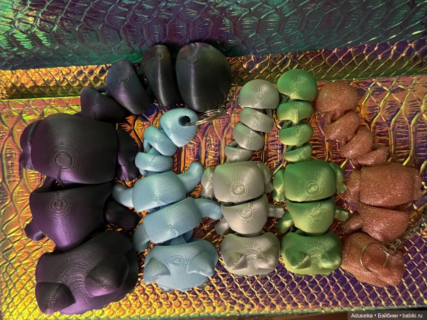 Шарнирные 3d принтерные фигурки 🙂