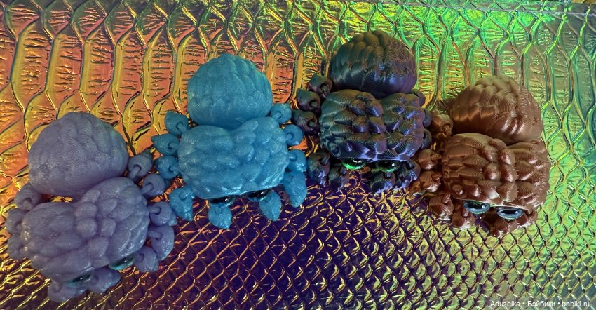 Шарнирные 3d принтерные фигурки 🙂