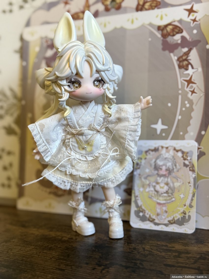 Белая кроля 🤍Inedible doll (фото 4)