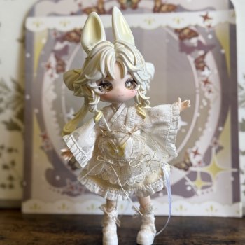Белая кроля 🤍Inedible doll
