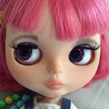 Кукла Блайз (Blythe) ТБЛ с розовыми волосами и челкой
