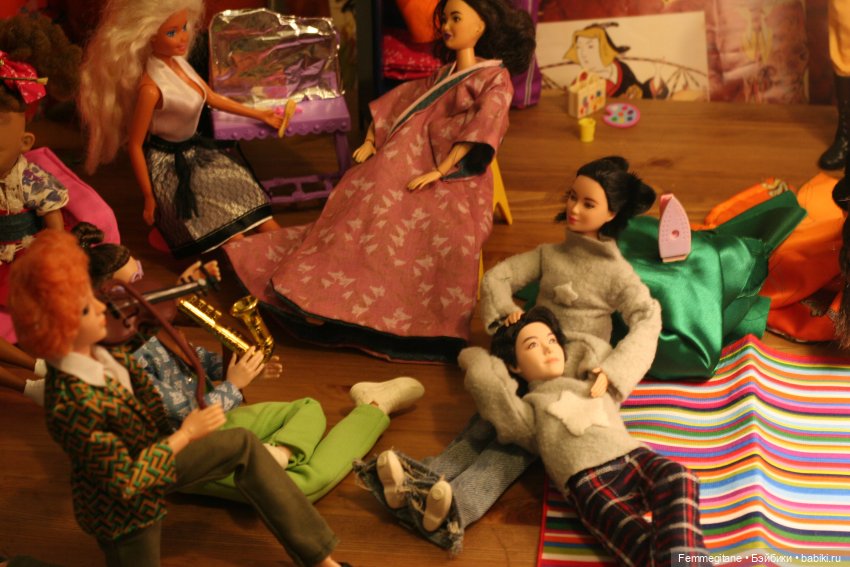Исумбоси. За сценой — Куклы Barbie (Барби): Looks