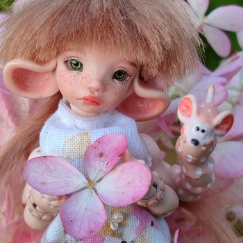 Королева Гортензия Метельчатая и "быстроплатье" для Мышуни 🐭