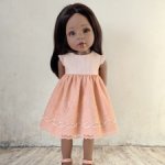 Платье и туфли на кукол Готц 50см