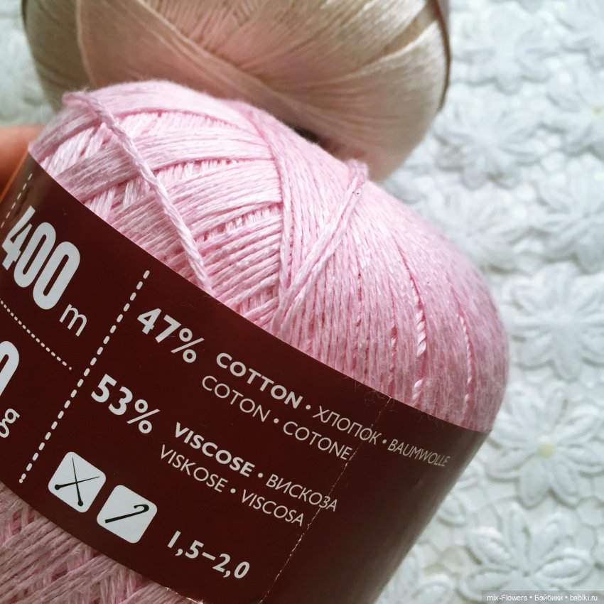 Пряжа для кукольного рукоделия 2 - хлопок | Бэйбики Пряжа для кукольного рукоделия 2 - хлопок