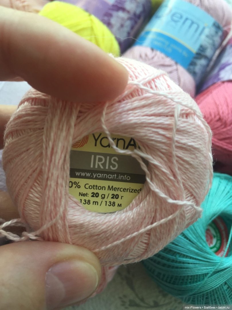 Пряжа для кукольного рукоделия 2 - хлопок | Бэйбики Пряжа для кукольного рукоделия 2 - хлопок