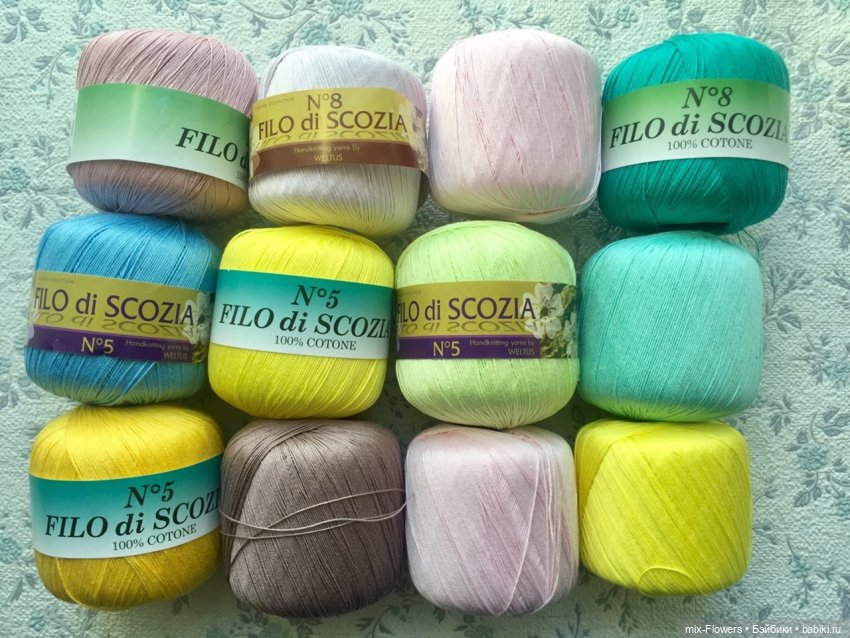 Пряжа для кукольного рукоделия 2 - хлопок | Бэйбики Пряжа для кукольного рукоделия 2 - хлопок