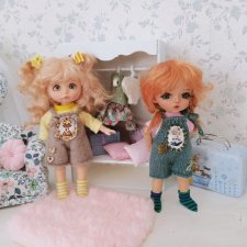 Вяжу куколкам... комбинезончики (продолжение)