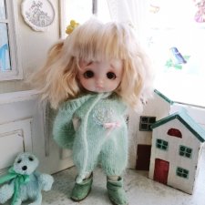 Мятная нежность... вяжу куколкам