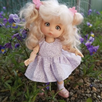 У нас наступило ЛЕТО - прогулка с дюймовочкой Джесси