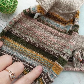 Вяжу куколкам, процессы