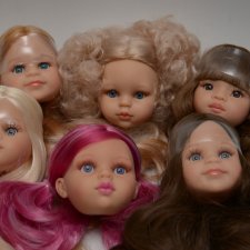 Новые головушки кукол Паола Рейна Paola Reina#400