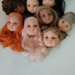 Новые головы новинок и коробочных кукол Паола Рейна Paola Reina #42536475
