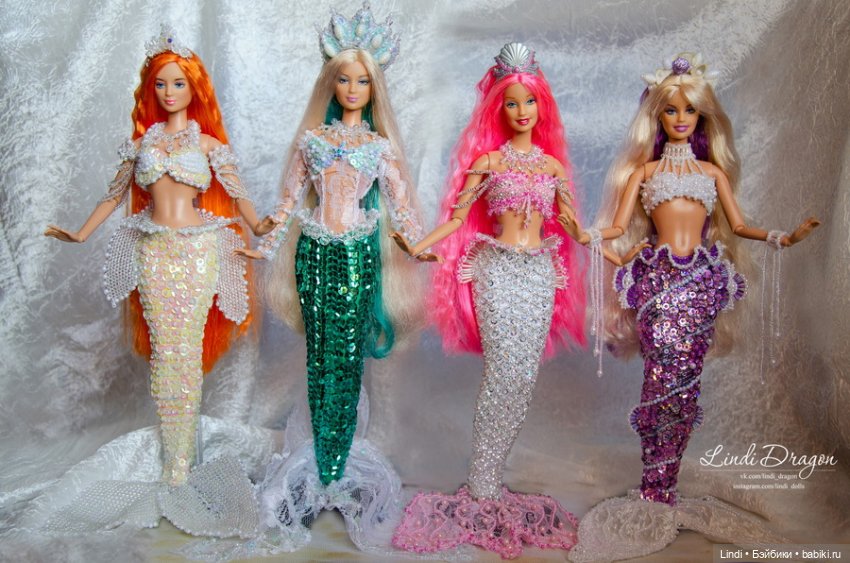 Фиолетовая русалочка — Куклы Barbie (Барби): Looks (фото 7)