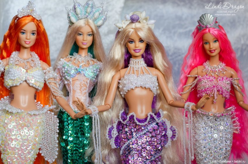 Фиолетовая русалочка — Куклы Barbie (Барби): Looks (фото 6)