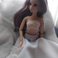 Обшиваю первую шарнирную куклу. Часть 1