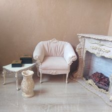 Кресло для кукол ренессанс