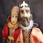 Чешские классические марионетки. Король и Королева