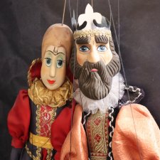 Чешские классические марионетки. Король и Королева