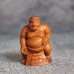 Нэцкэ "Борец сумо". Винтаж