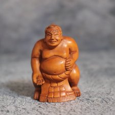 Нэцкэ "Борец сумо". Винтаж