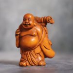 Нэцкэ "Идущий Будда". Винтаж