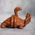 Нэцкэ "Черепаха-дракон Биси"