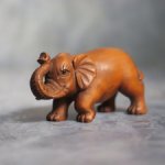 Нэцкэ "Идущий слоненок". Винтаж