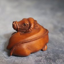 Нэцкэ "Буйволица". Винтаж! Ручная работа