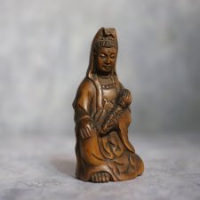 Нэцкэ "Бэндзайтэн" - богиня удачи.