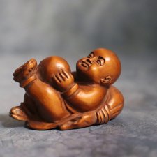 Нэцкэ "Малыш с мячиком". Винтаж!