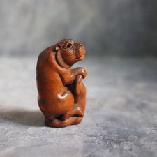 Нэцкэ "Тигр на скале". Винтаж