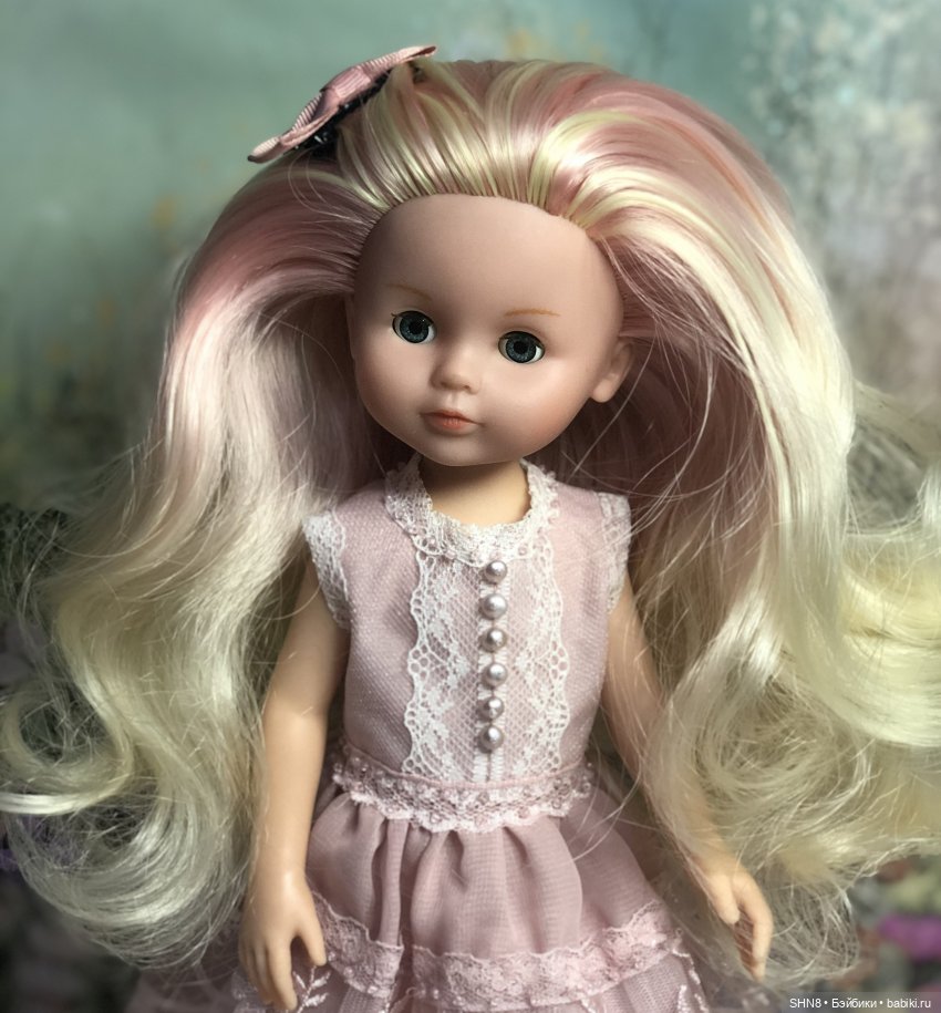 Мой нежный розовый ангел — Реставрация и преображение кукол: ремонт