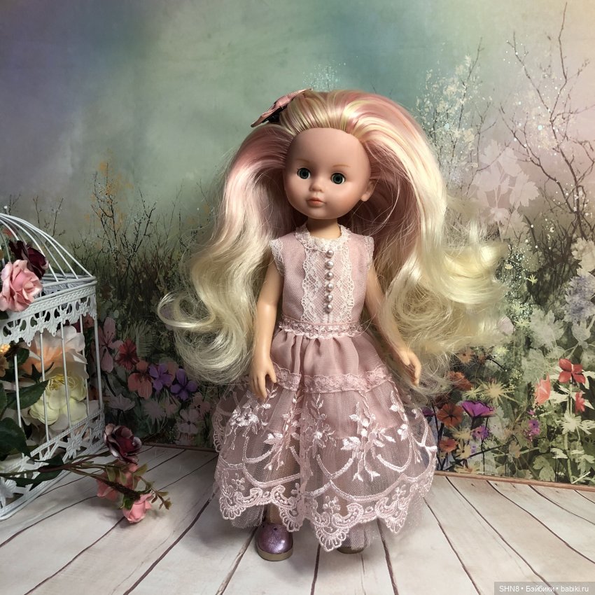 Мой нежный розовый ангел — Реставрация и преображение кукол: ремонт (фото 5)