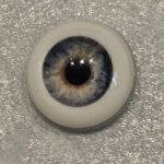 Живые глазки 18 мм  серые