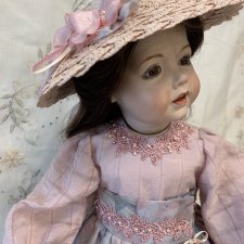 Реплика антикварной куклы Хильда Kestner 60 см