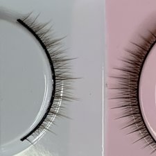 Реснички для кукол тонкие черные и коричневые