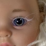 Ресницы  белые