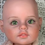 Голова пупса большая винил