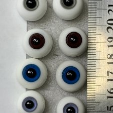 Глаза стекло 15 16 17 18 мм