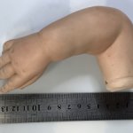 Рука правая фарфор  большая