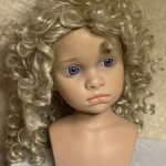 Парик синтетика пепельный блонд  на голову 46-47