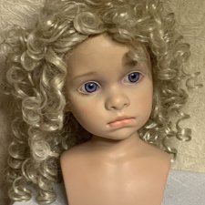 Парик синтетика пепельный блонд  на голову 46-47