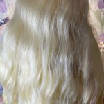 Роскошный длинный парик блонд светлый на голову 35-37 см