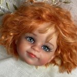 Голова куклы Паола Рейна  мальчик (молд Клепа)