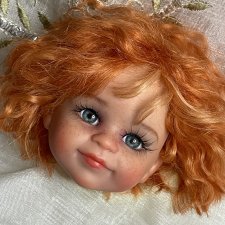 Голова куклы Паола Рейна  мальчик (молд Клепа)